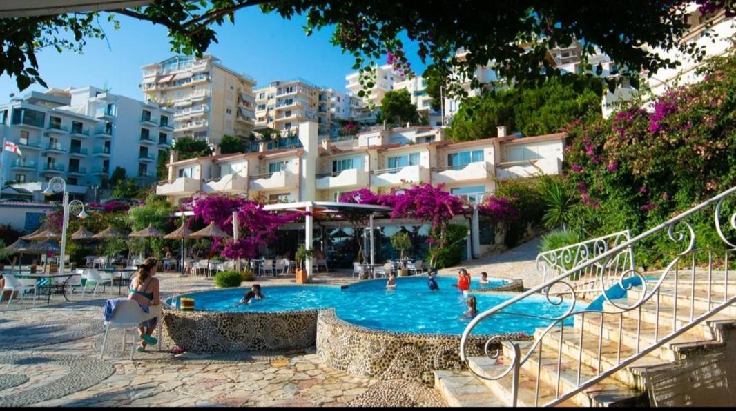 Bougainvill Sunset Villa Sarande Exterior photo